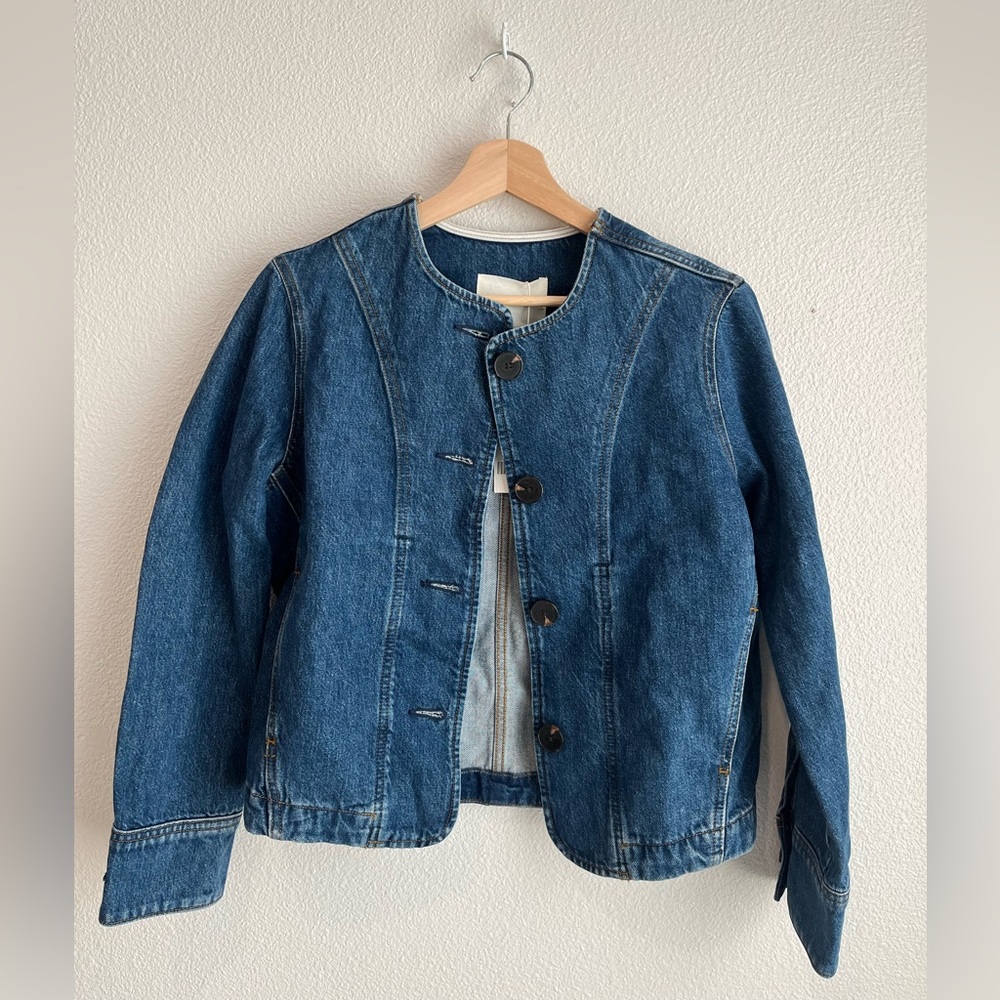 NWT Everlane Denim Barrel Jacket XXS